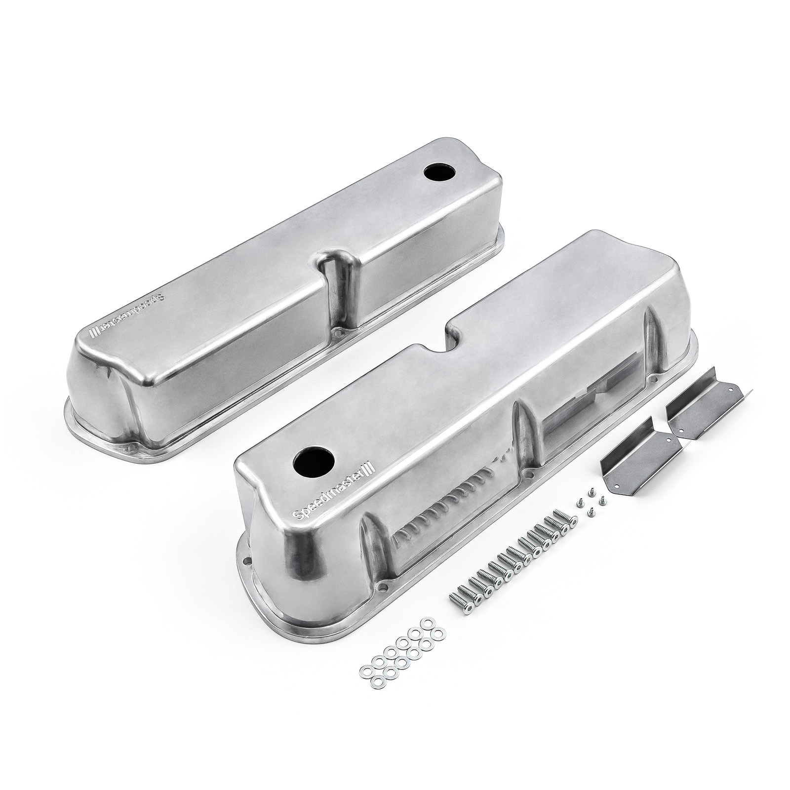 Ford SB 289 302 351 Windsor Aluminum Valve Covers [Polished]