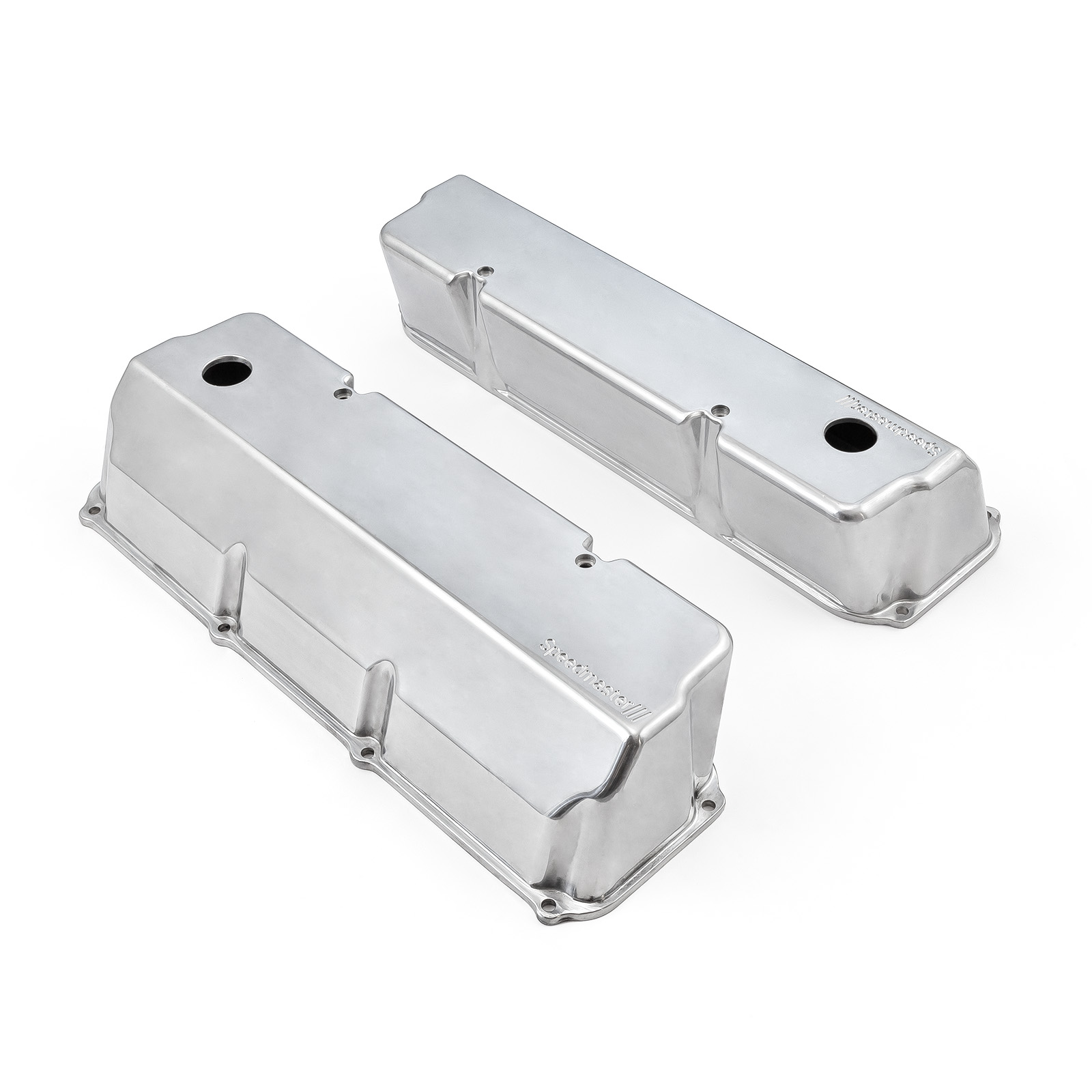 Speedmaster® 1-314-005-01 Ford 302 351C Cleveland Aluminum Valve Covers [Polished]