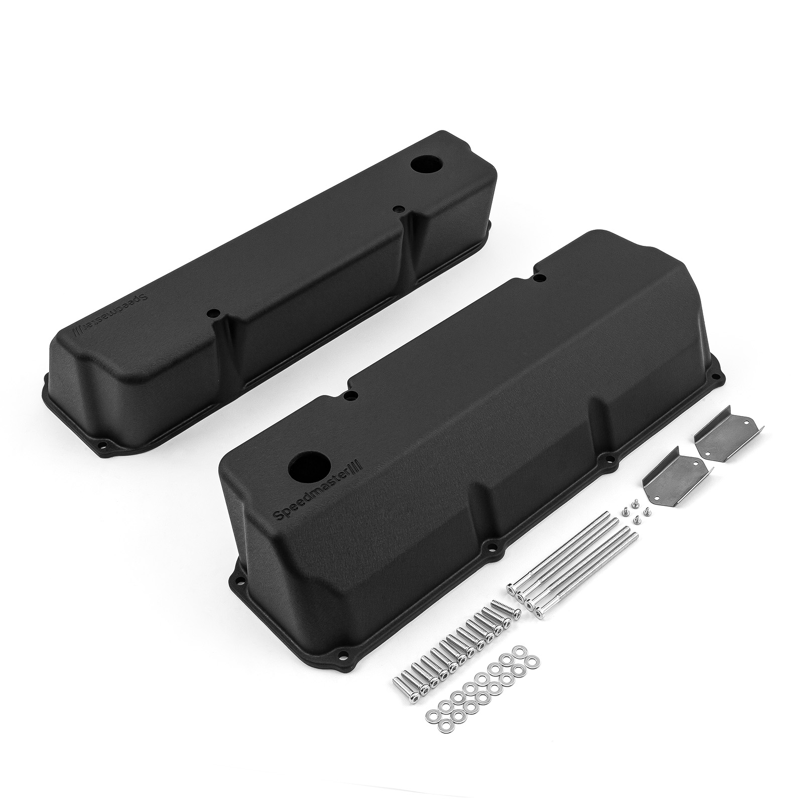 Ford 351C Cleveland Aluminum Valve Covers [Black]
