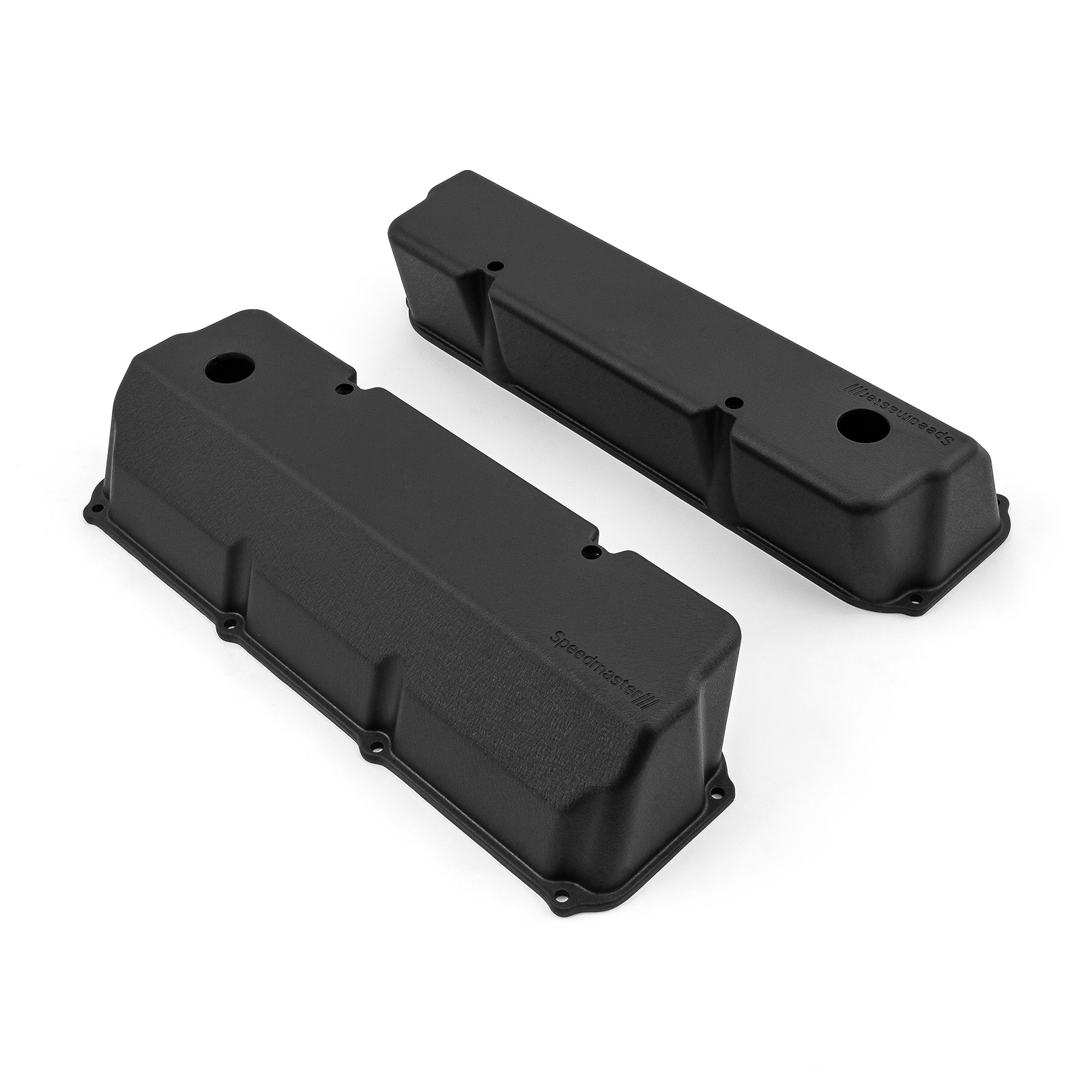 Speedmaster® 1-314-005-03 Ford 351C Cleveland Aluminum Valve Covers [Black]