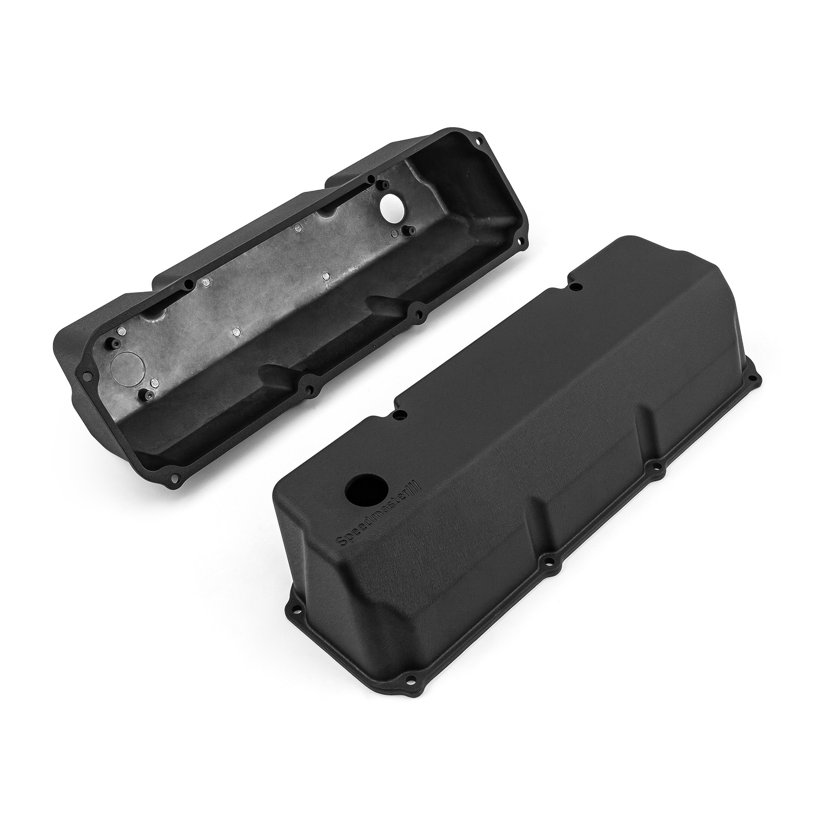 Speedmaster® 1-314-005-03 Ford 351C Cleveland Aluminum Valve Covers [Black]