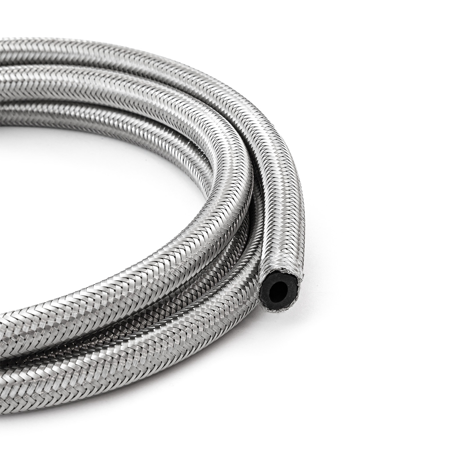 Speedmaster® 1-339-001-05 -4 AN Braided Stainless Steel Hose Line [20 ft. Length]