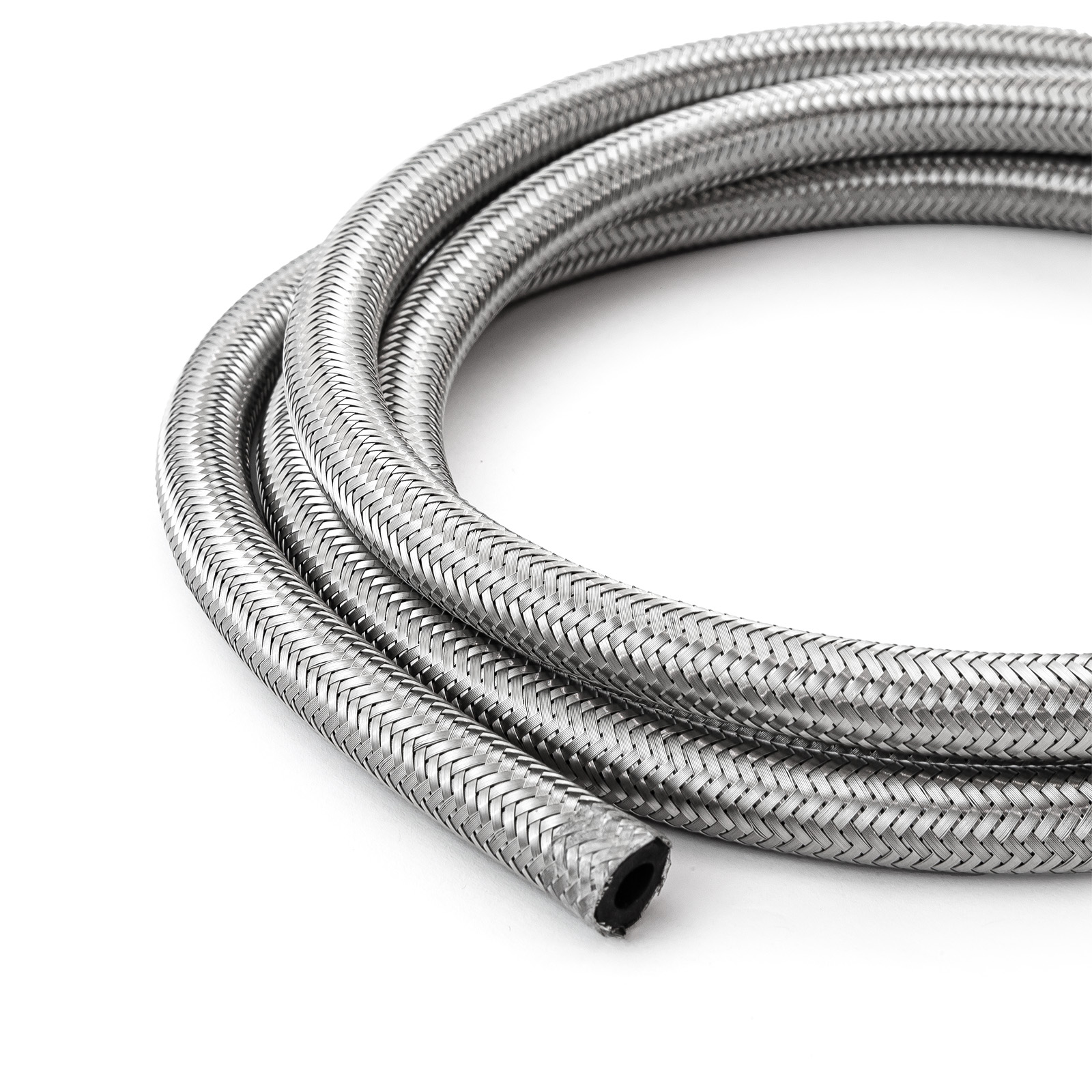 Speedmaster® 1-339-001-05 -4 AN Braided Stainless Steel Hose Line [20 ft. Length]