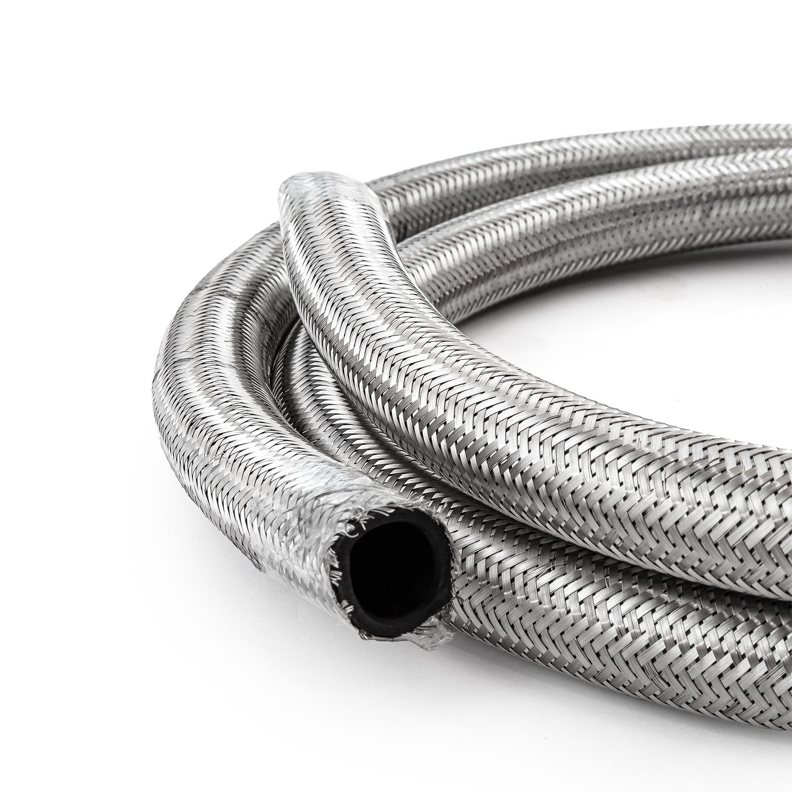 Speedmaster® 1-339-005-01 -12 AN Braided Stainless Steel Hose Line [3 ft. Length]