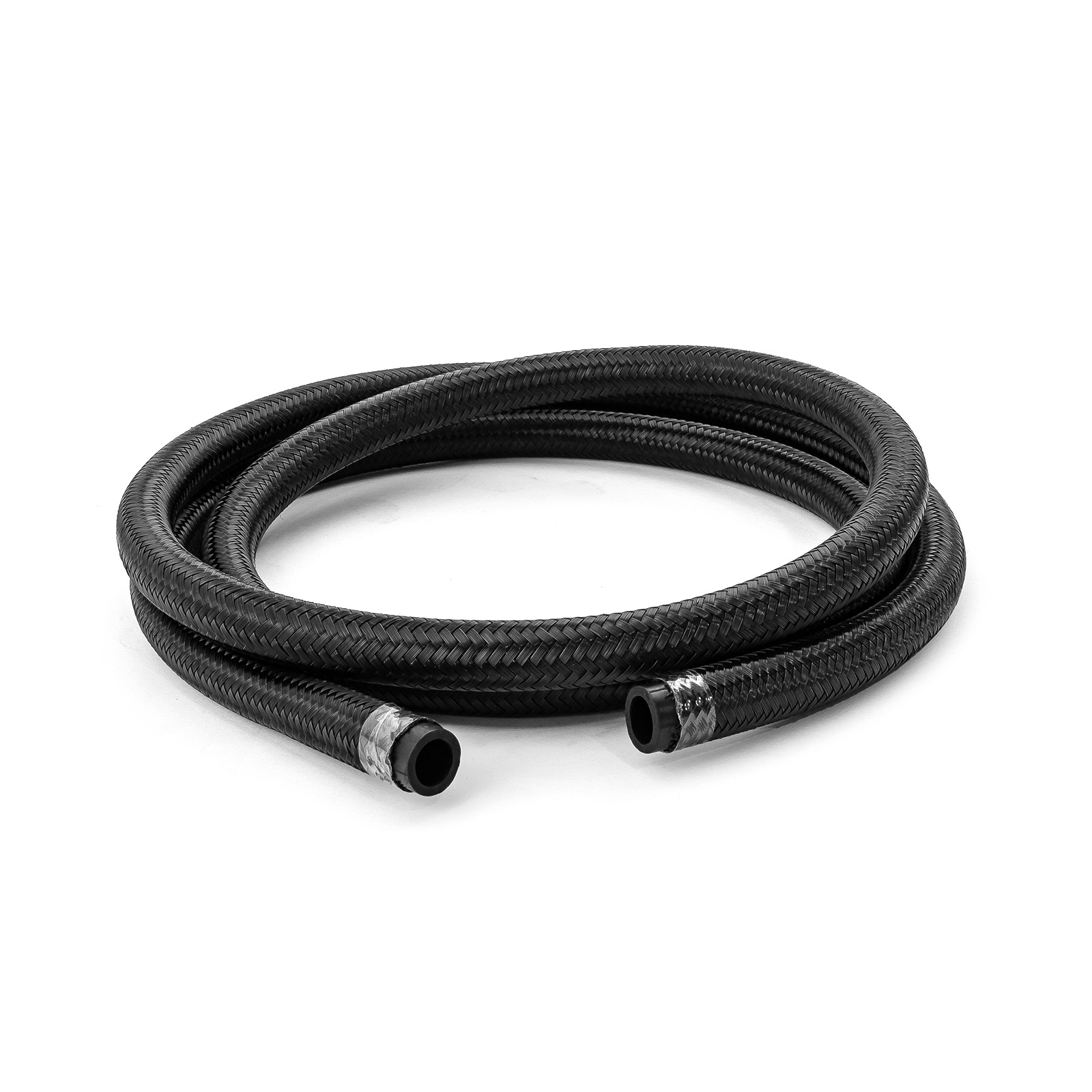 Speedmaster® 1-339-009-05 -8 AN Braided Black Nylon Hose Line [20 ft. Length]