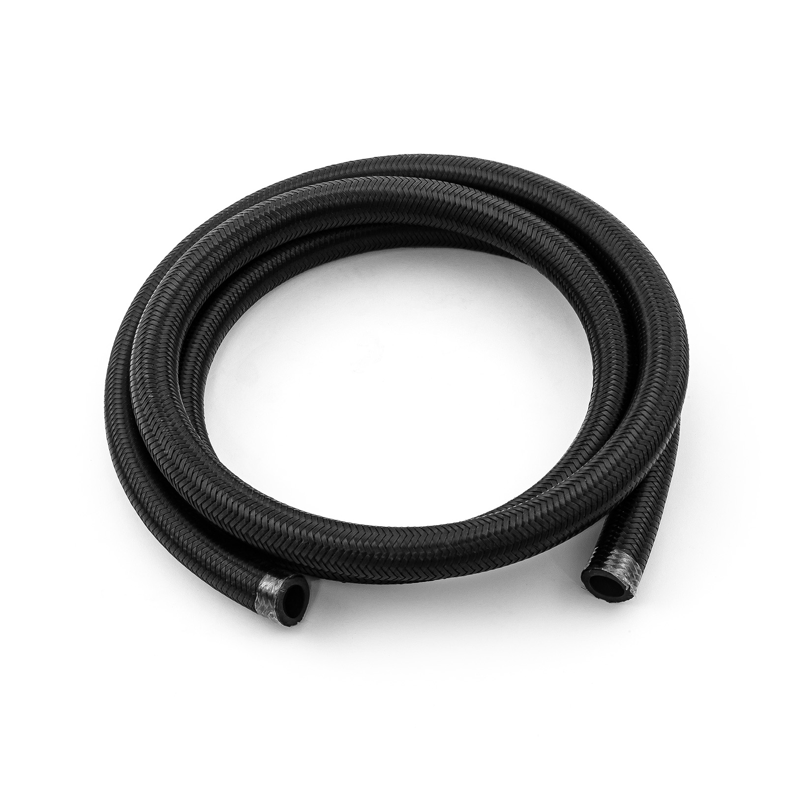 -10 AN Braided Black Nylon Hose Line [20 ft. Length]