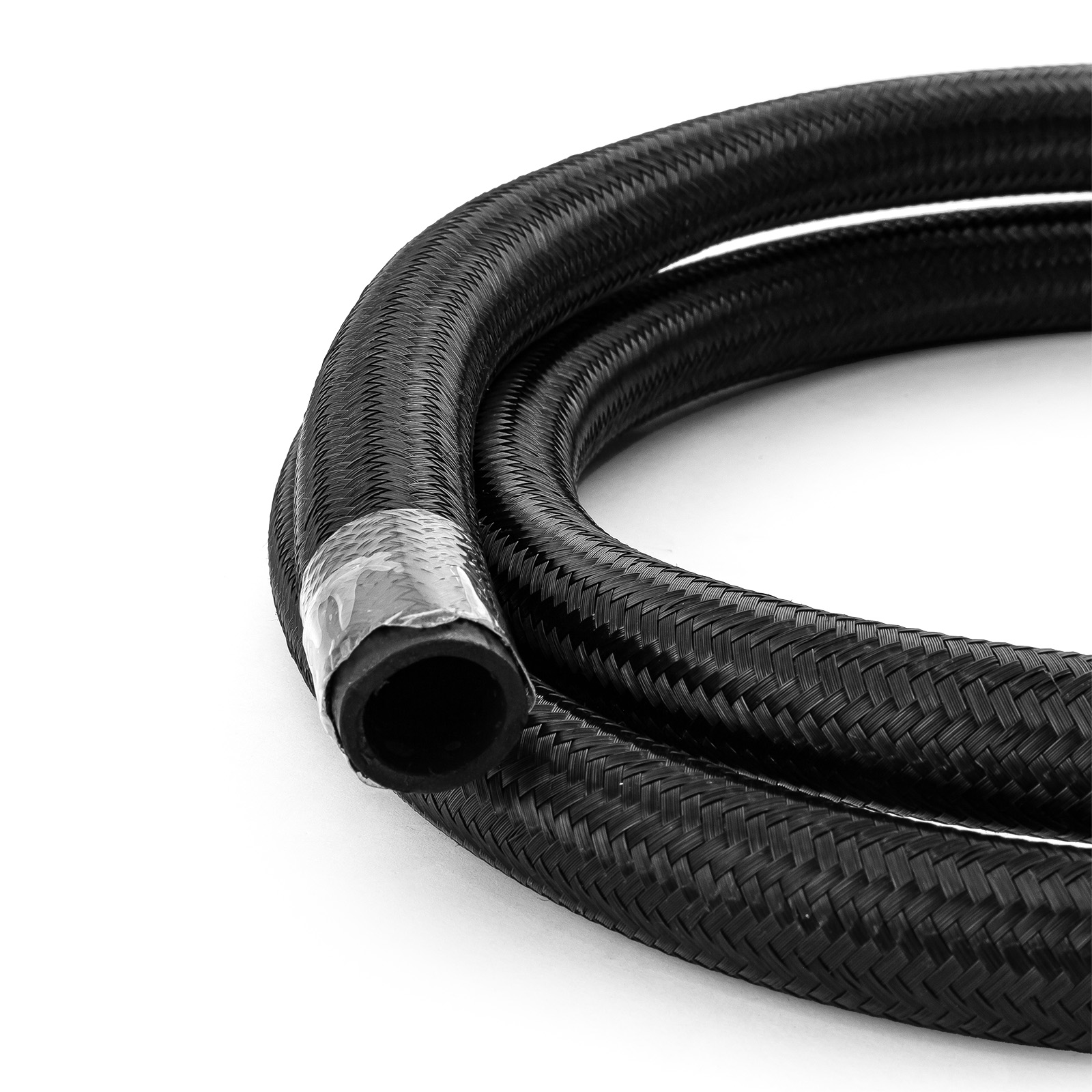 Speedmaster® 1-339-011-02 -12 AN Braided Black Nylon Hose Line [6 ft. Length]