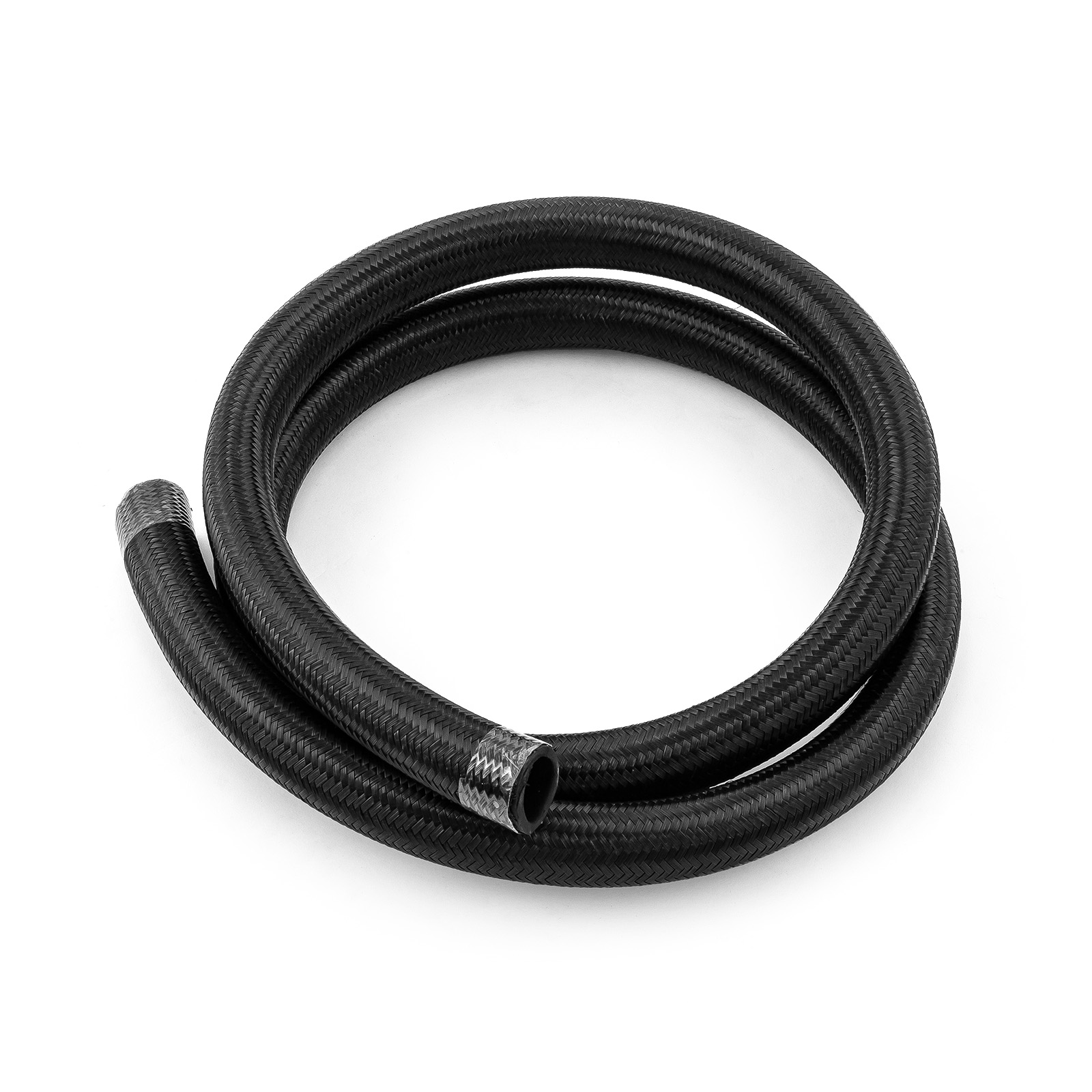 -16 AN Braided Black Nylon Hose Line [20 ft. Length]