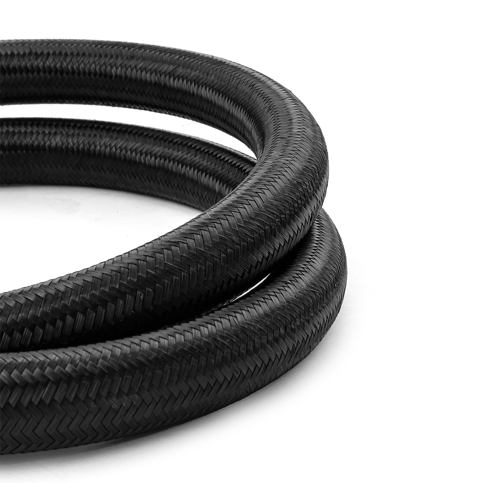 Speedmaster® 1-339-012-02 -16 AN Braided Black Nylon Hose Line [6 ft. Length]