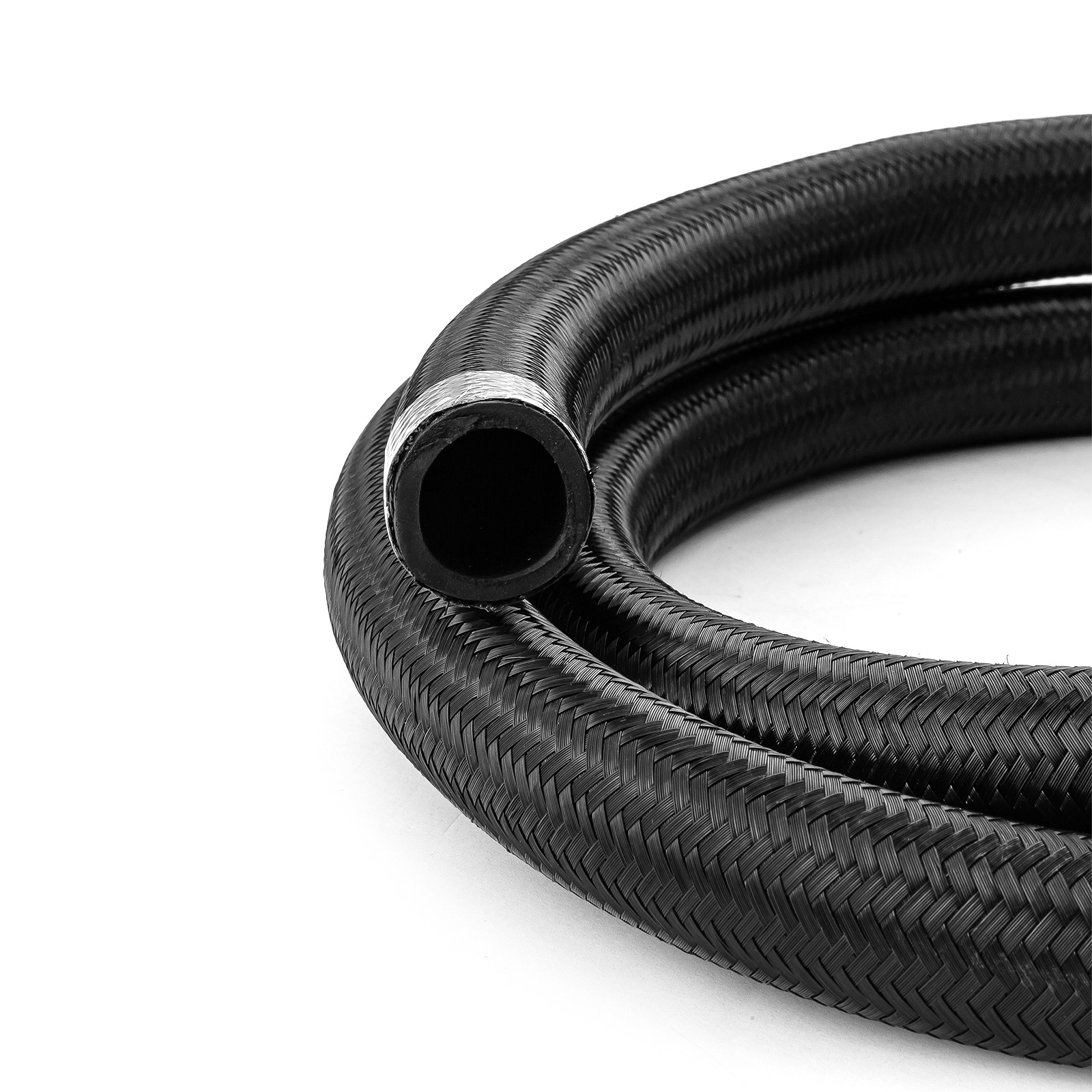 Speedmaster® 1-339-012-02 -16 AN Braided Black Nylon Hose Line [6 ft. Length]