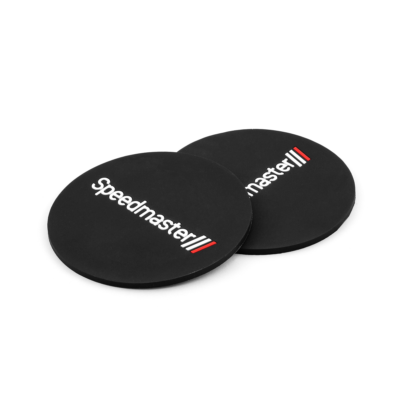 Speedmaster® 1-696-001 Rubber Beverage Coasters - Set of 2