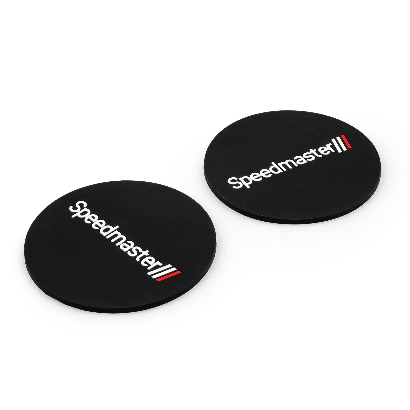 Speedmaster® 1-696-001 Rubber Beverage Coasters - Set of 2